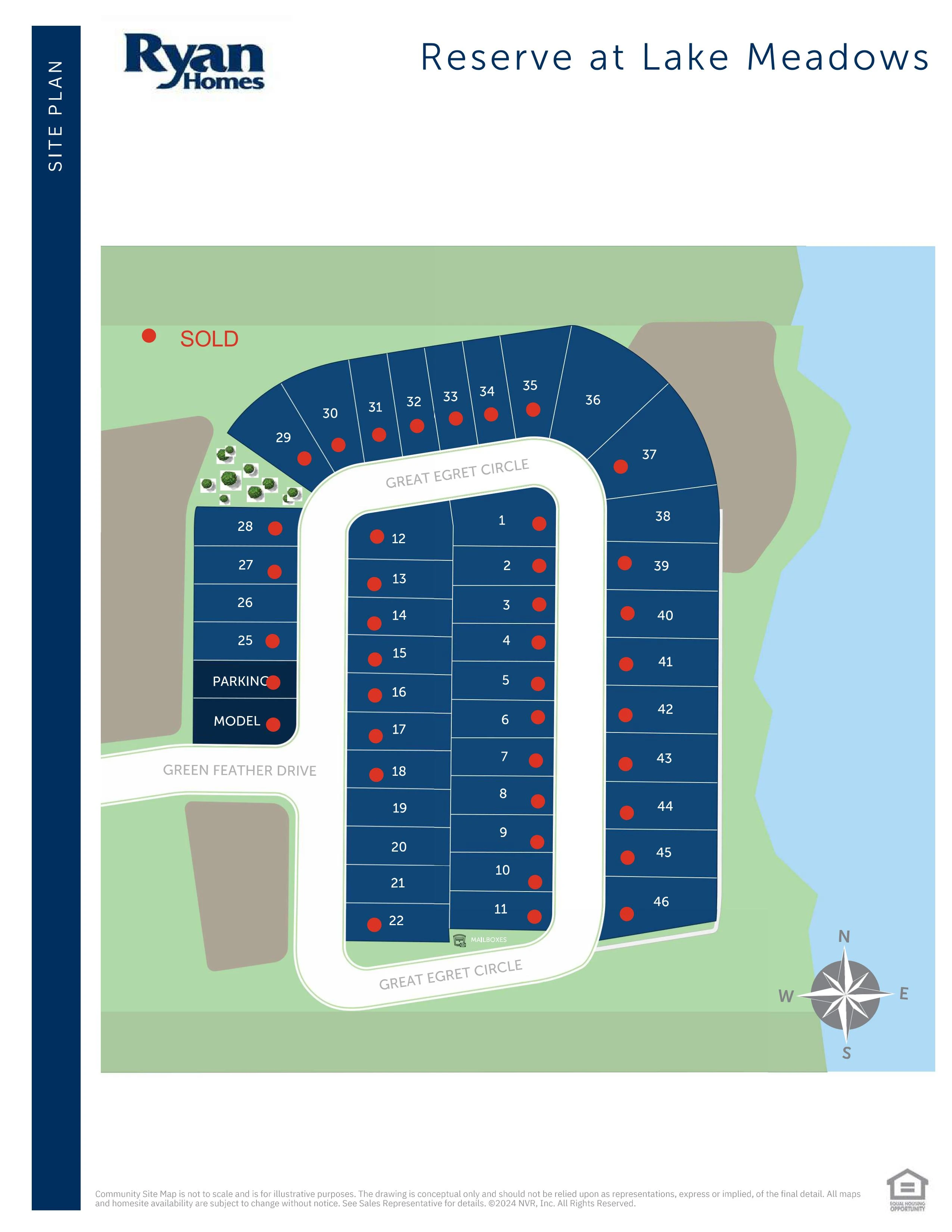 Reserve at Lake Meadows Site Plan